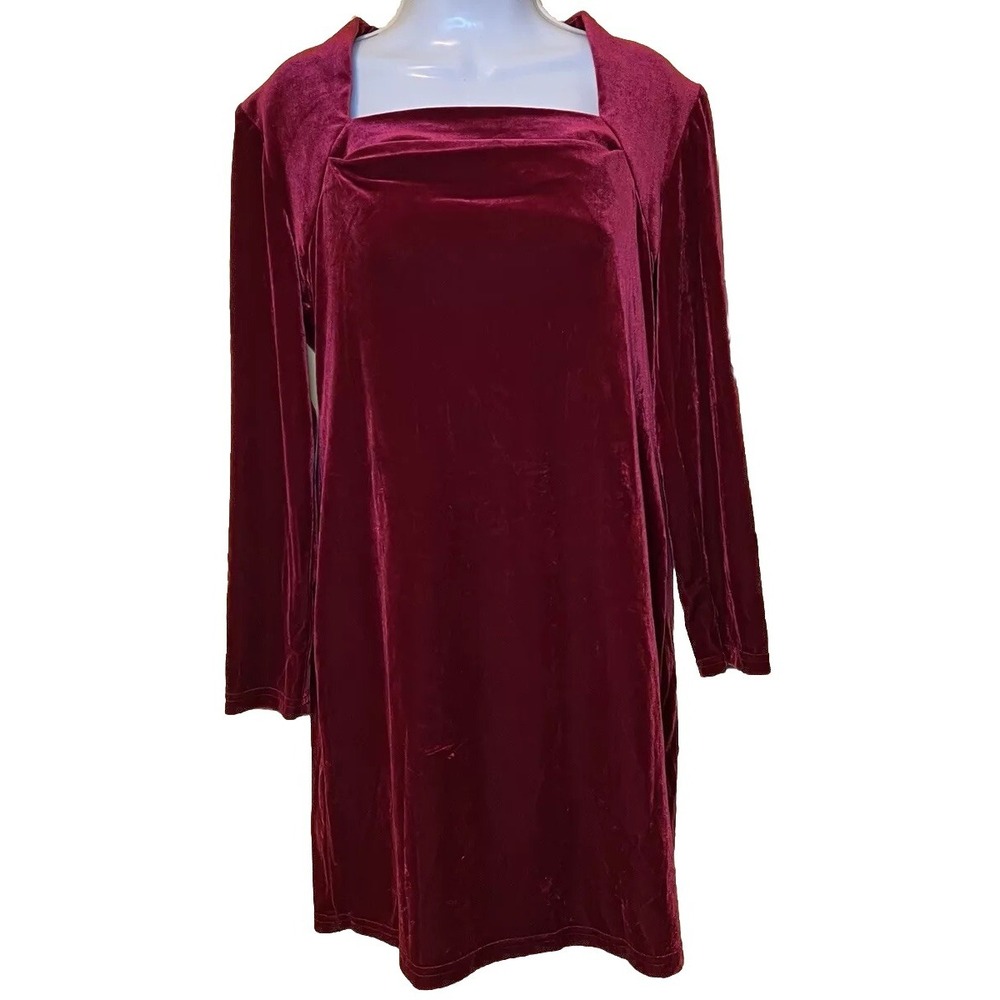 K.C. Spencer New York Dress Size 10P Red‎ Velvet Boho Festival